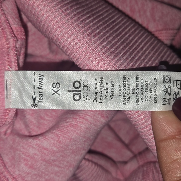 ALO Yoga High Waist Goddess Leggings Pink Size XS NWOT - Picture 10 of 11